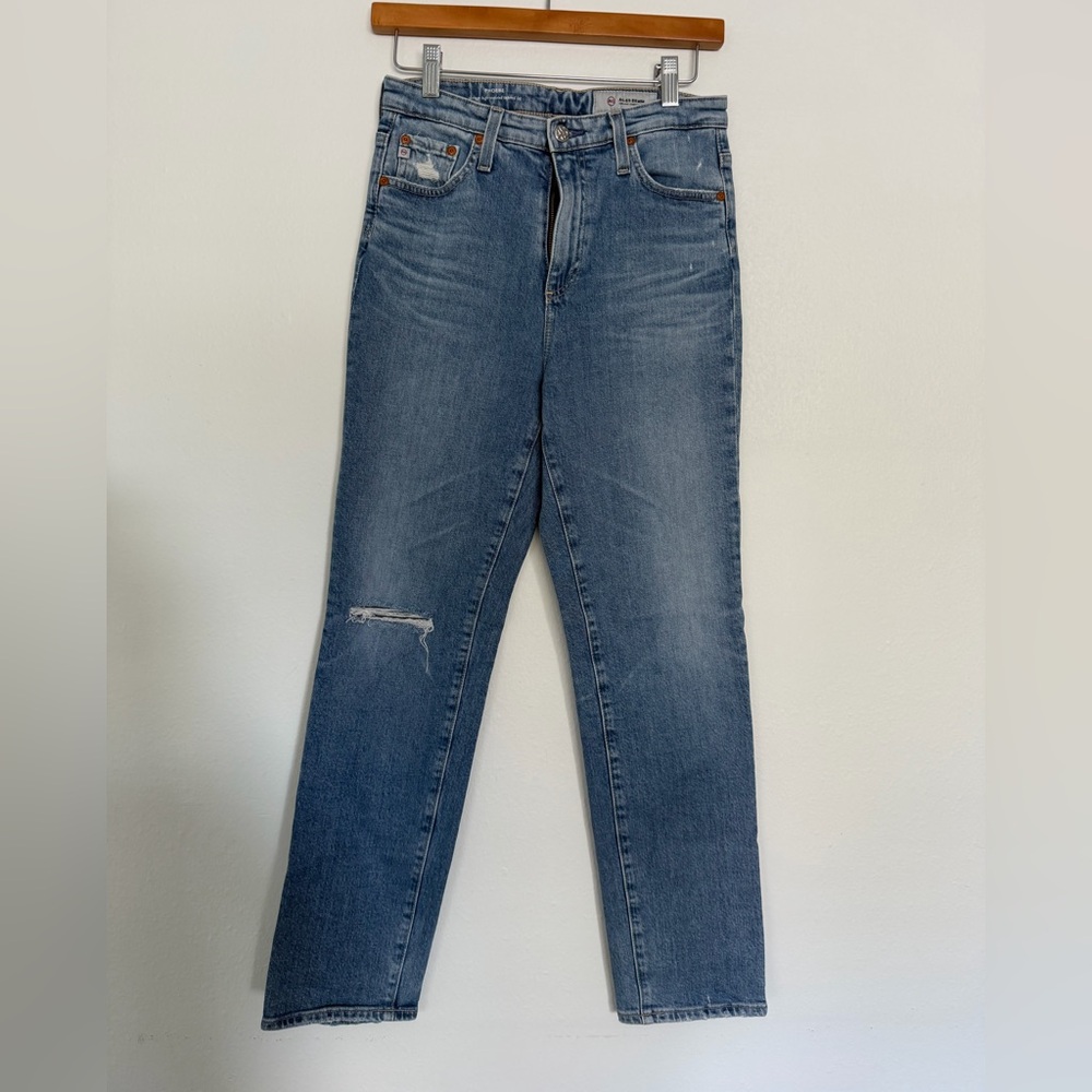 Ag Adriano Goldschmied Women’s Phoebe Vintage High-Waisted Tapered Leg Jeans